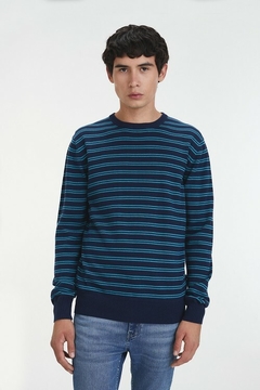 STRIPED CLASSIC CREWNECK SWEATER LEVIS (8662) en internet