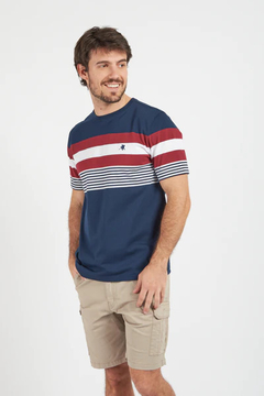 REMERA JACKY RAYADA JERSEY M/C POLO CLUB (4589) - Bugato shops