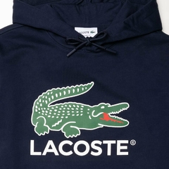 BUZO CON CAPUCHA ESTAMPADO LACOSTE (9552) en internet