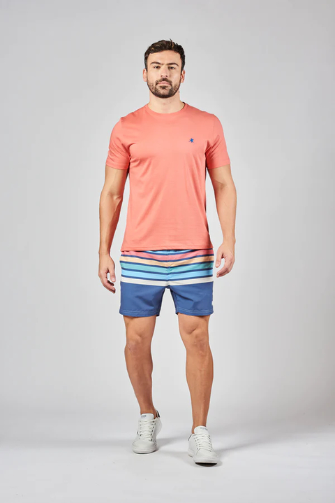 SHORT DE BAÑO BROOME ESTAMPADO OXFORD POLO CLUB (9377)