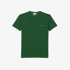 T- Shirt básica cuello V Lacoste (7683)