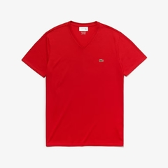T- Shirt básica cuello V Lacoste (7683) - Bugato shops