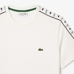 T-shirt Cotton Jersey Logo Stripe Lacoste (9566) en internet