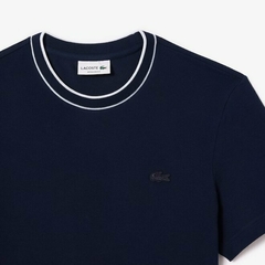 T-SHIRT PIQUE STRECH STRIPE COLLAR LACOSTE (9567) - comprar online