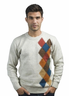 Sweater Bossa Intarsia Rombos Bugato (7970)