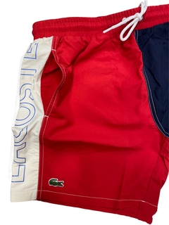 Short De Baño Block Con Estampa Lacoste (7987) - tienda online