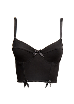 BUSTIER CAMPIÑA NEGRO