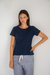 Remera Pima azul marino - Mujer - comprar online