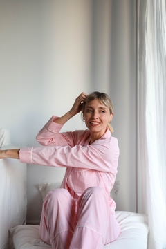 Conjunto Pijama Largo Mujer Córcega Rosa en internet