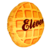 almofada-fibra-veludo-amarela-formato-waffle-eleven-stranger-things-imagem-lado
