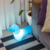 luminaria-mesa-cachorro-salsicha-billy-azul-usare-com-lampada-gratis-imagem-acesa-ambientada