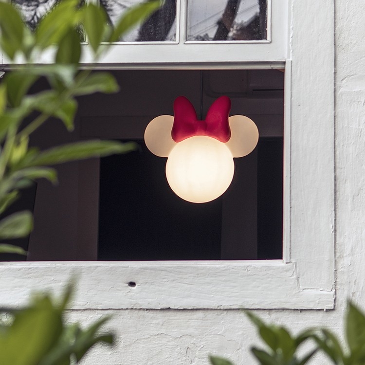 Luminária Pendente De Teto Minnie Mouse + Lâmpada Led | Adorey Store