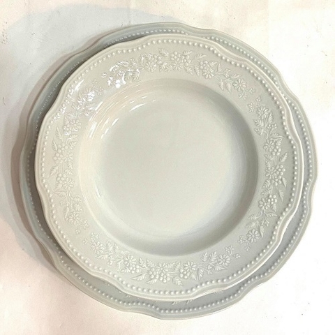 Plato hondo Mozart Verbano x 22 cm x 6 uni