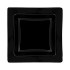 Vajilla negra cuadrada new arrivals