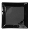 Plato playo cuadrado negro Oxford x 27 cm x 6 uni