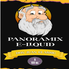 LÍQUIDO PREMIUM PANORAMIX EDICIÓN LIMITADA -DON JUAN CLASSIC X 60 ML