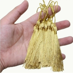 FRANJA TASSEL POLIESTER DOURADA (50 UNIDADES) - comprar online