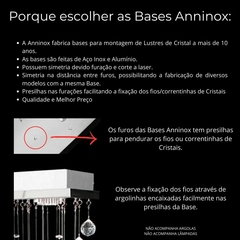 Base em Inox 15x30 (32 furos) na internet