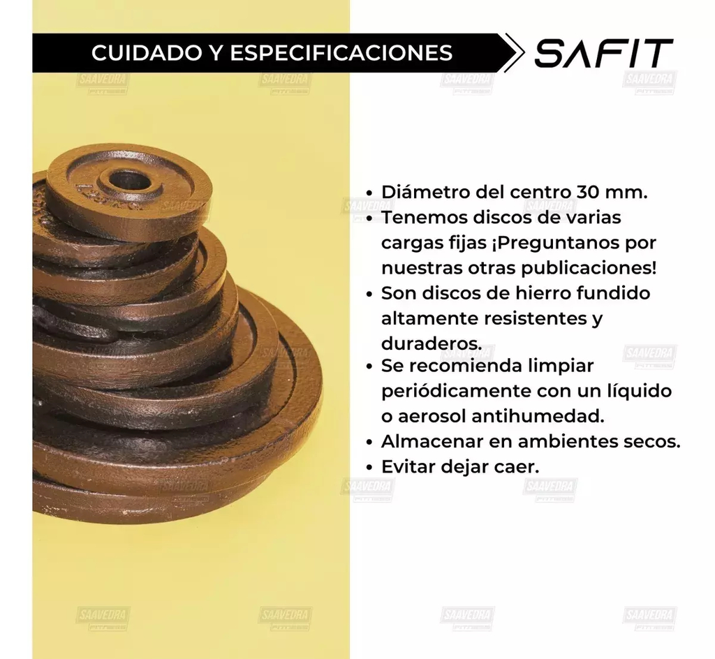 Disco fundicion outlet 5 kg