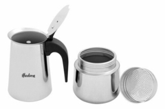 CAFETERA ITALIANA 9 TAZAS 450L HUDSON ACERO INOXIDABLE - comprar online