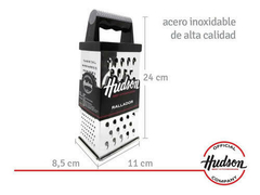 RALLADOR ACERO HUDSON 4 CARAS ACERO INOXIDABLE - comprar online