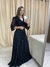 Vestido Longo em Tule Preto Priscila moda Evangelica - comprar online