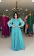 Vestido longo em Lurex Verde Água Antonela moda evangelica - comprar online