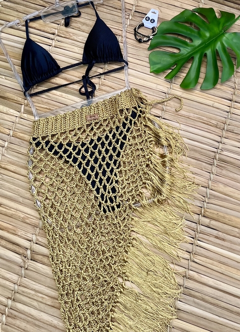 Saia Sereia dourada - Comprar em Day modas beach
