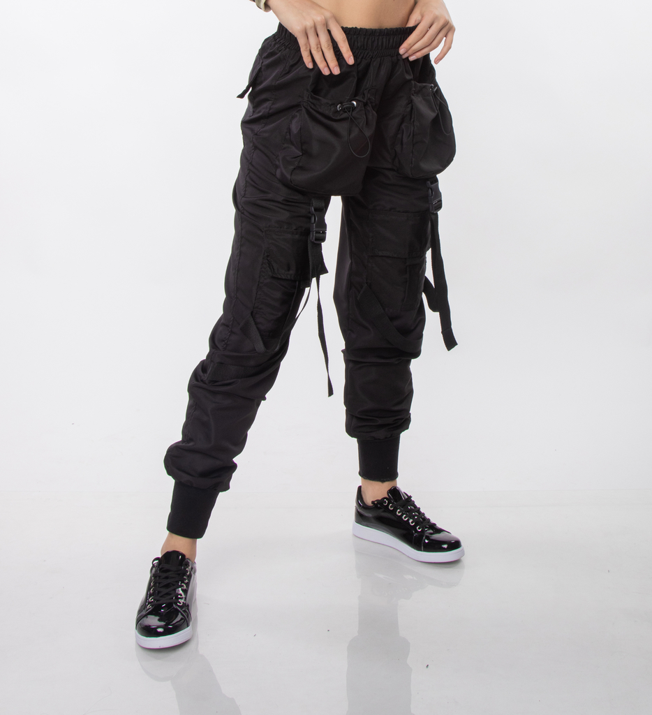 Pantalones Cargo Mujer Con Tiras