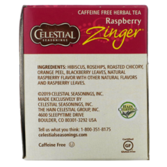 Celestial Seasonings, Herbal Tea - Raspberry Zinger 45g - comprar online