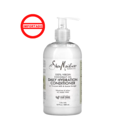 SheaMoisture, 100% Virgin Coconut Oil, Daily Hydration Conditioner, Todos os tipos de cabelo, 13 fl oz (384 ml)