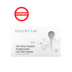 The Rose Quartz Acupressure Gua Sha Spoon - Mount Lai
