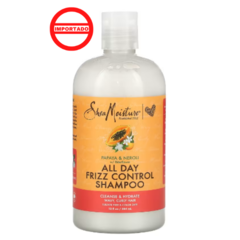SheaMoisture, Shampoo All Day Frizz Control, Mamão e Néroli com Sabugueiro, 384 ml (13 fl oz)