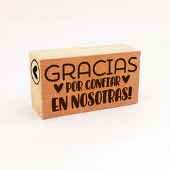 Gracias por confiar en Nosotras