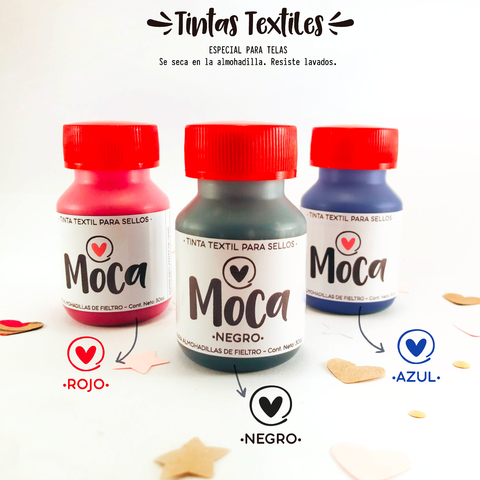 Tinta Textil 30cc. - Comprar en MOCA Sellos de Diseño