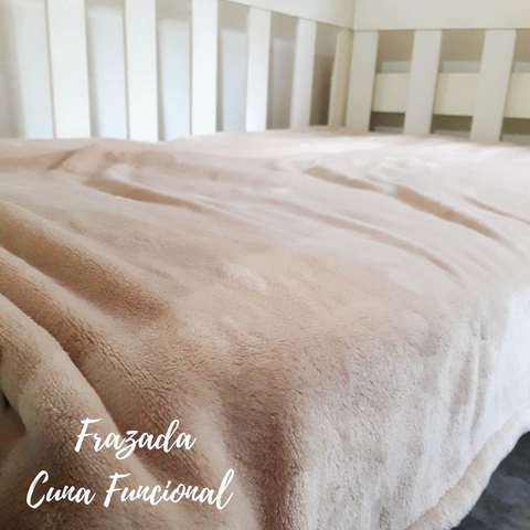 Frazada cuna funcional Beige