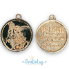 Medalha de São Miguel Arcanjo 30mm - Dourado