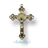 Crucifixo Emanuel 55mm - Níquel
