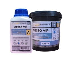 Gesso Impermeável Compatível com Resina Epóxi - Kit de 0,900Kg