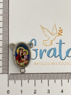 Entremeio Resinado Nossa Senhora da Saúde - Níquel - comprar online