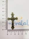 Crucifixo padrão 48mm - Ouro Velho
