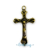 Crucifixo Padrão 40mm - Ouro Velho