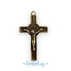 Crucifixo São Bento III 50mm - Ouro Velho