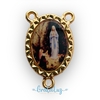 Entremeio Resinado Nossa Senhora de Lourdes 20mm - Dourado