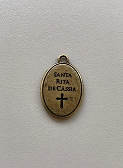 Medalha Santa Rita de Cássia - Ouro Velho - comprar online