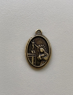 Medalha Santa Rita de Cássia - Ouro Velho
