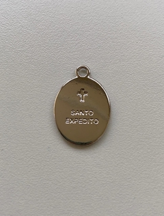 Medalha Santo Expedito em metal níquel - comprar online