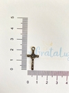 Crucifixo São Bento tamanho mini (terço de pulso, mini terço) 22mm - Ouro Velho