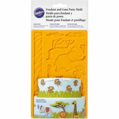 Molde para fondant y pasta de goma jungla - comprar online