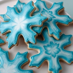 Cortantes para galletitas copo de nieve - Isabel Vermal